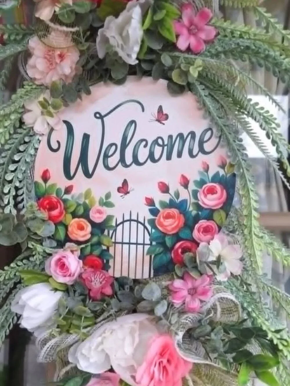 Handmade 31 inch swag wreath